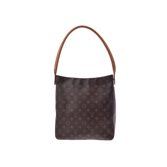 Louis Vuitton Monogram Looping Shoulder Bag Brown